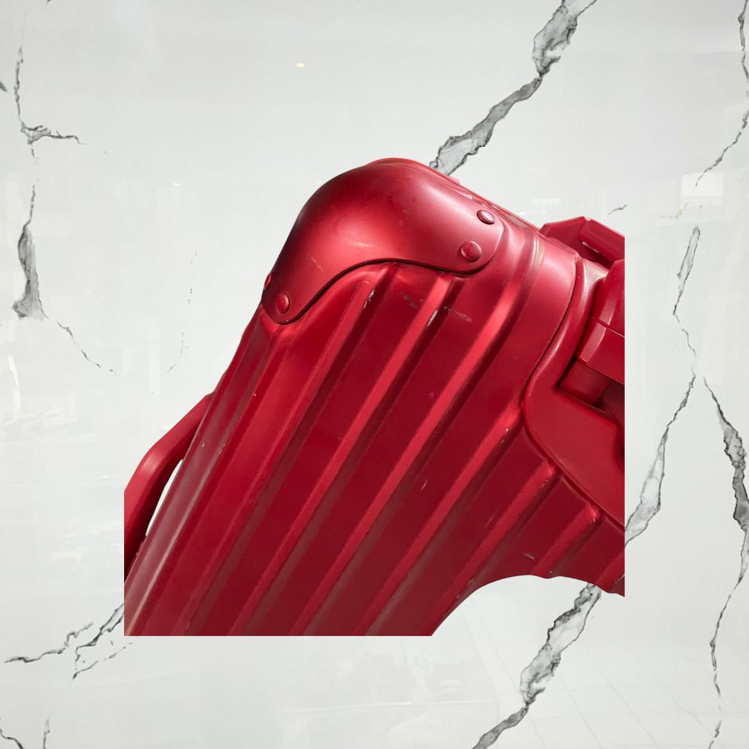 Supreme RIMOWA Topas Multiwheel Red 45L Maleta (De Uso) - Urban Utility