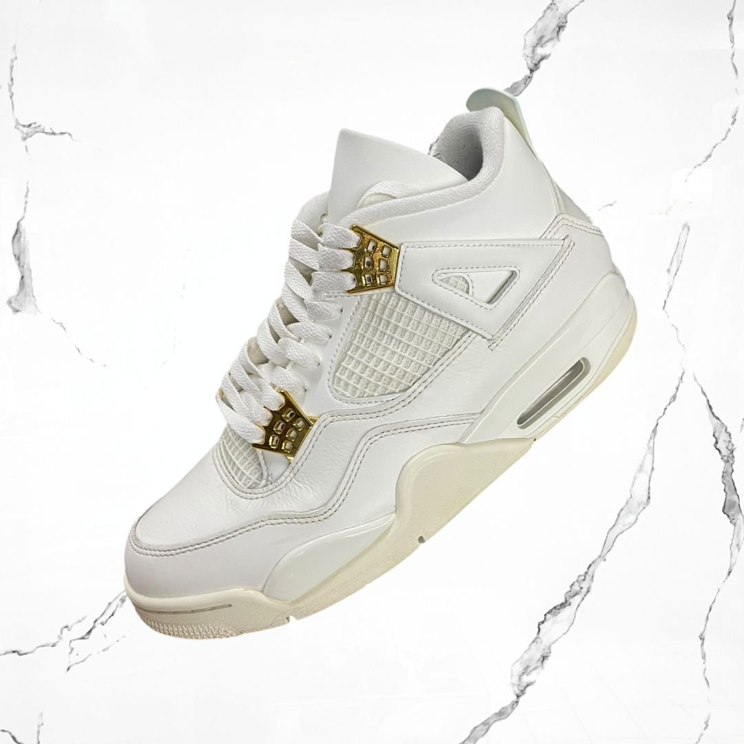 Jordan 4 Metallic Gold (Women's) (De Uso) - Urban Utility