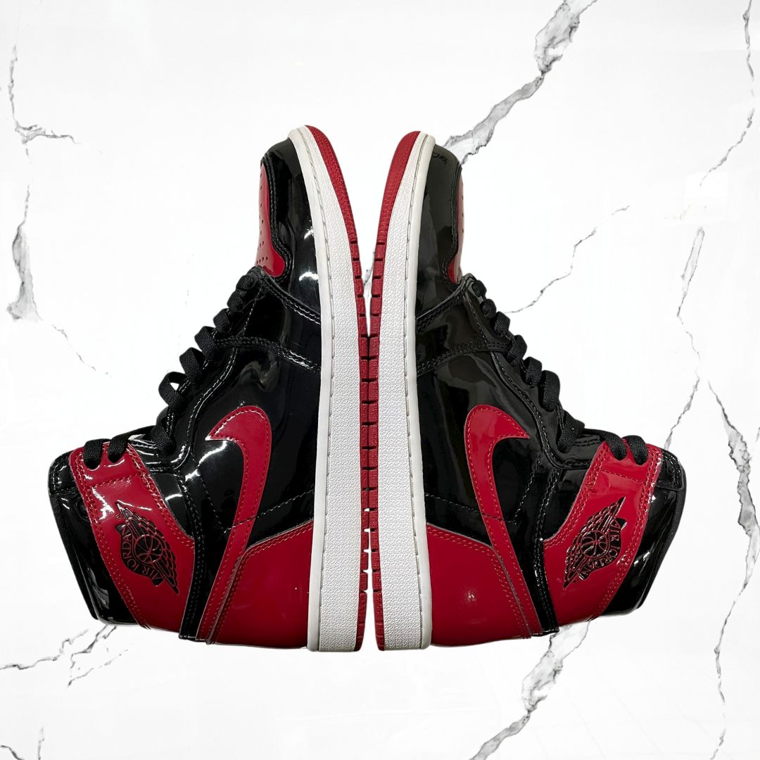 Jordan 1 High Patent Bred (De Uso) - Urban Utility