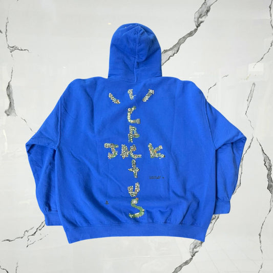 Travis Scott Motherboard III Royal Blue Hoodie
