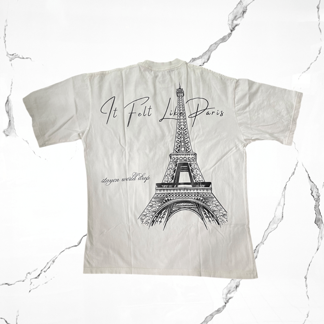 Stay On It Felt Like Paris Bone T-shirt - Urban Utility