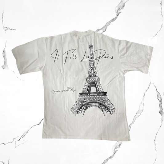 Stay On It Felt Like Paris Bone T-shirt - Urban Utility