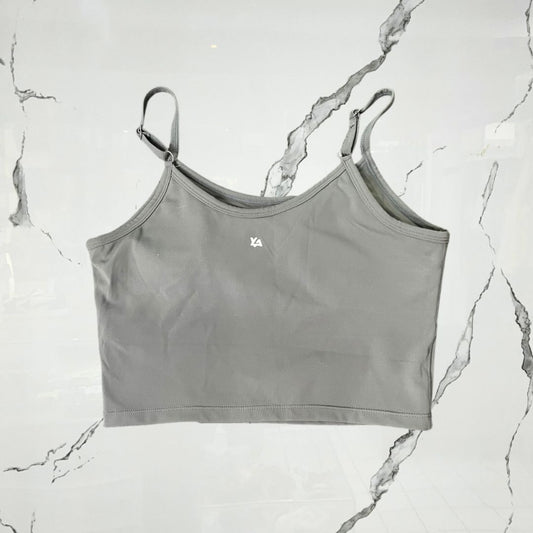 Locked In Tank Charcoal Top