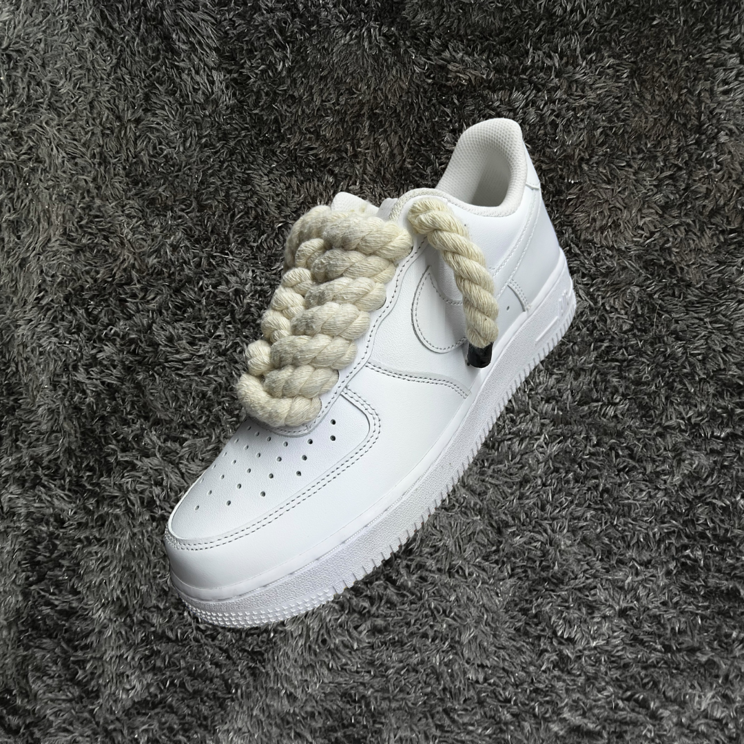 Air Force 1 Rope White Beige (Custom)