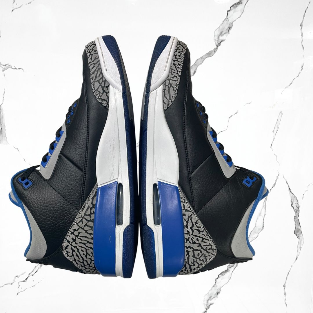 Jordan 3 Retro Sport Blue (De Uso) - Urban Utility