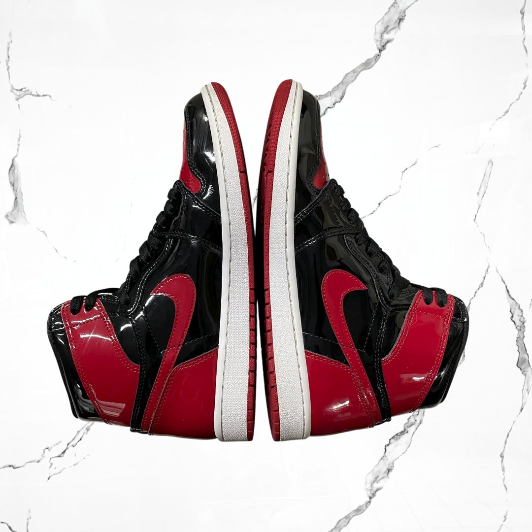 Jordan 1 High Patent Bred (De Uso) - Urban Utility