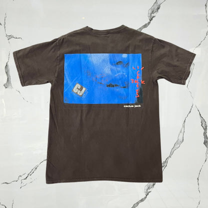 Travis Scott CJ Digital Girl Brown T-shirt - Urban Utility