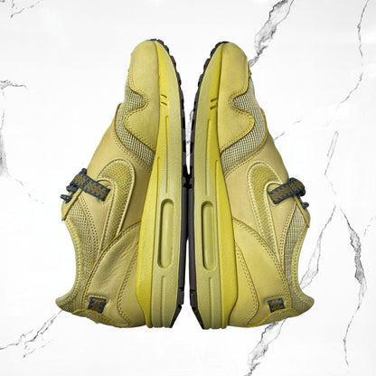 Nike Air Max 1 Travis Scott Cactus Jack Saturn Gold (De Uso)