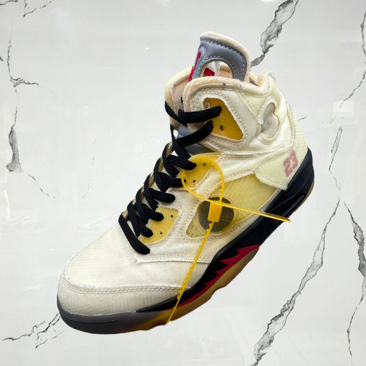 Jordan 5 Off - White Sail (De Uso) - Urban Utility