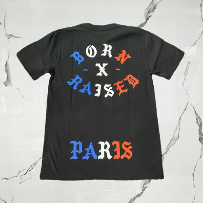 Born x Raised Paris Black T-shirt - Urban Utility
