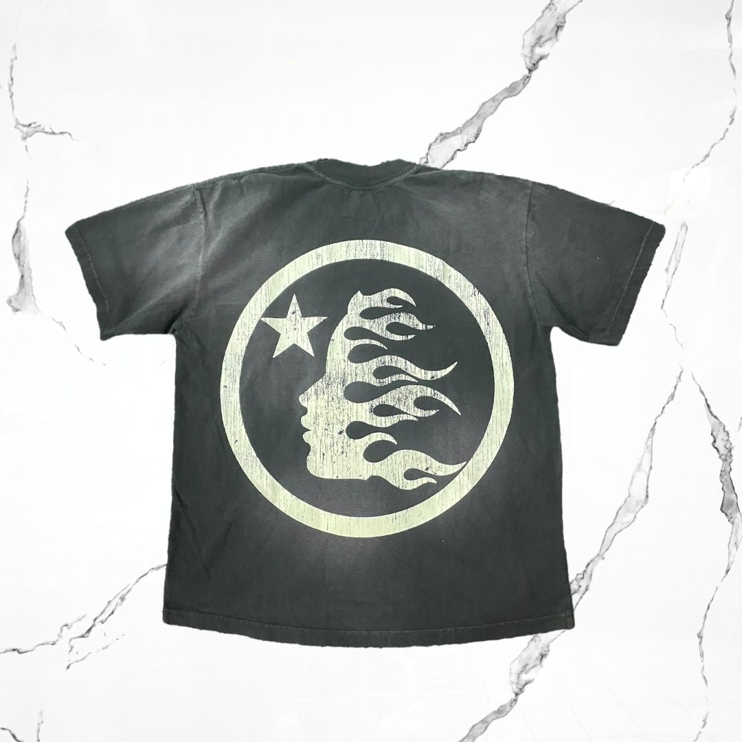 Hellstar Classic Logo Glow In the Dark Black T-shirt - Urban Utility