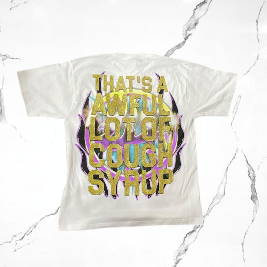 That's A Awful Lot Of Cough Syrup Lost Hills Glitter T-Shirt - Urban Utility