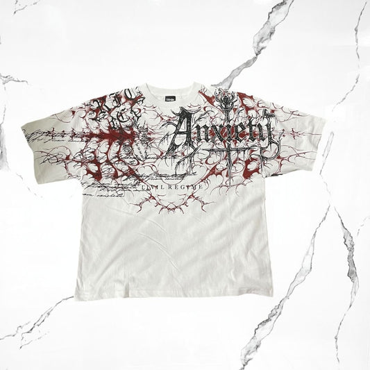 Civilregime Anxiety White T-Shirt - Urban Utility