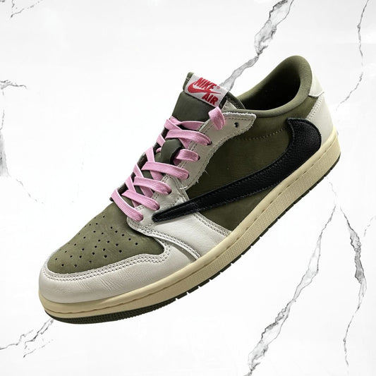 Jordan 1 Low OG Travis Scott Medium Olive (De Uso) - Urban Utility