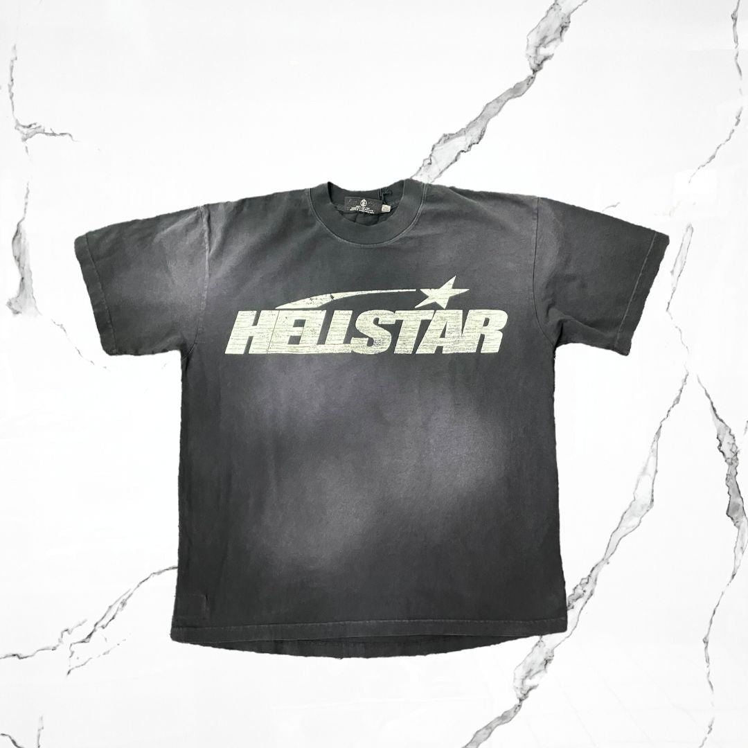 Hellstar Classic Logo Glow In the Dark Black T-shirt - Urban Utility