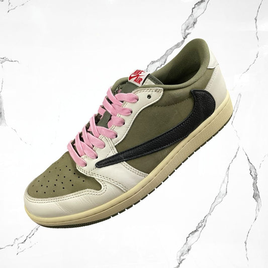 Jordan 1 Low OG Travis Scott Medium Olive (De Uso) - Urban Utility