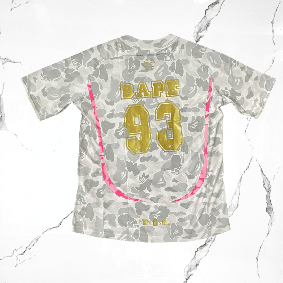 BAPE x adidas World Cup Collection Away White Jersey - Urban Utility