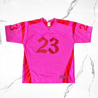Supreme x Jordan Pink Red Jersey