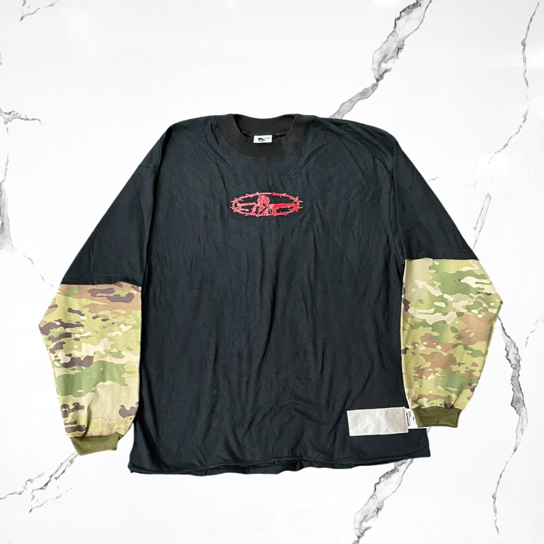 Palida Parche Cherry Black Camo Long Sleeve