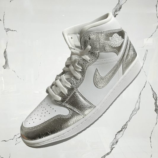 Jordan 1 Mid Metallic Silver (W) - Urban Utility