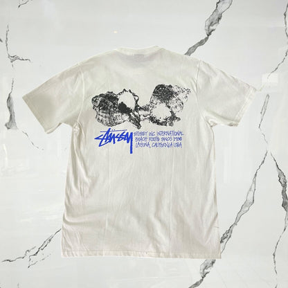 Stussy Shells White T-shirt - Urban Utility