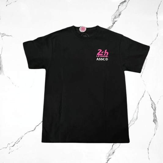 Anti Social Social Club 24 hours Of Le Mans Black Pink T-shirt - Urban Utility