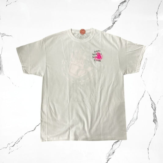 Anti Social Social Club Spray White Pink T-Shirt - Urban Utility