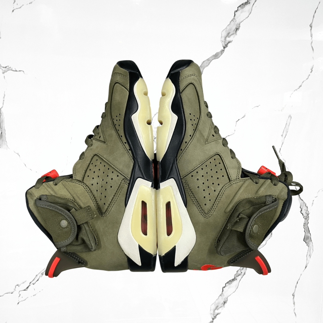Jordan 6 Travis Scott Olive (De uso) - Urban Utility