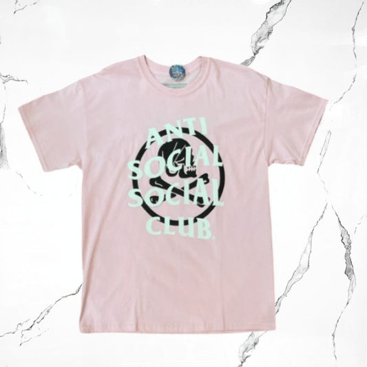 Anti Social Social Club Pink Neighborhood T-Shirt - Urban Utility
