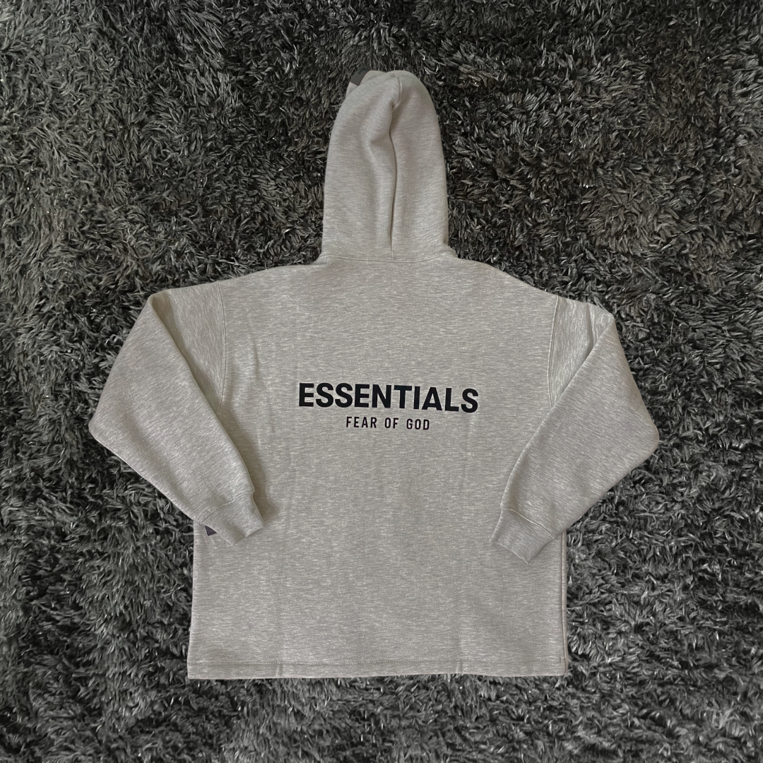 Essentials Dark Oatmeal Hoodie