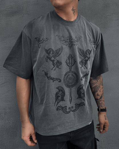 Utility Gladiator Grey Black T-Shirt - Urban Utility