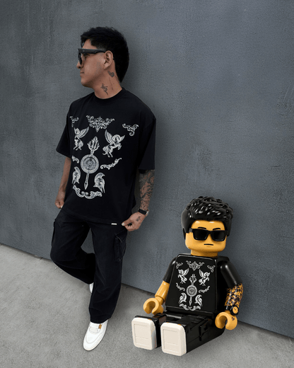 Utility Gladiator Black White T-Shirt - Urban Utility