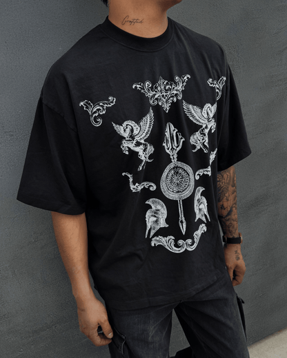 Utility Gladiator Black White T-Shirt - Urban Utility