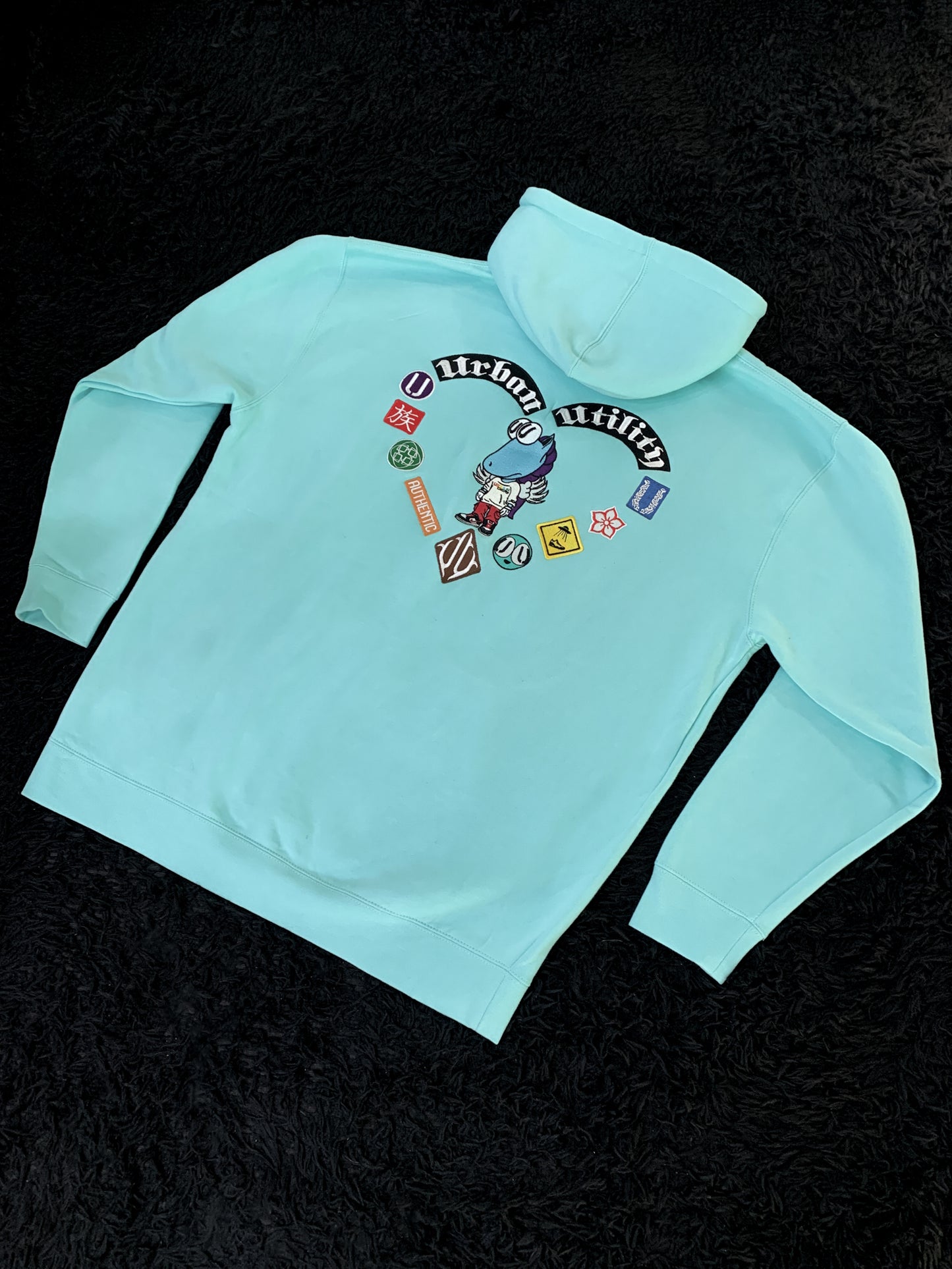 Urban Utility Urbylove Mint Hoodie