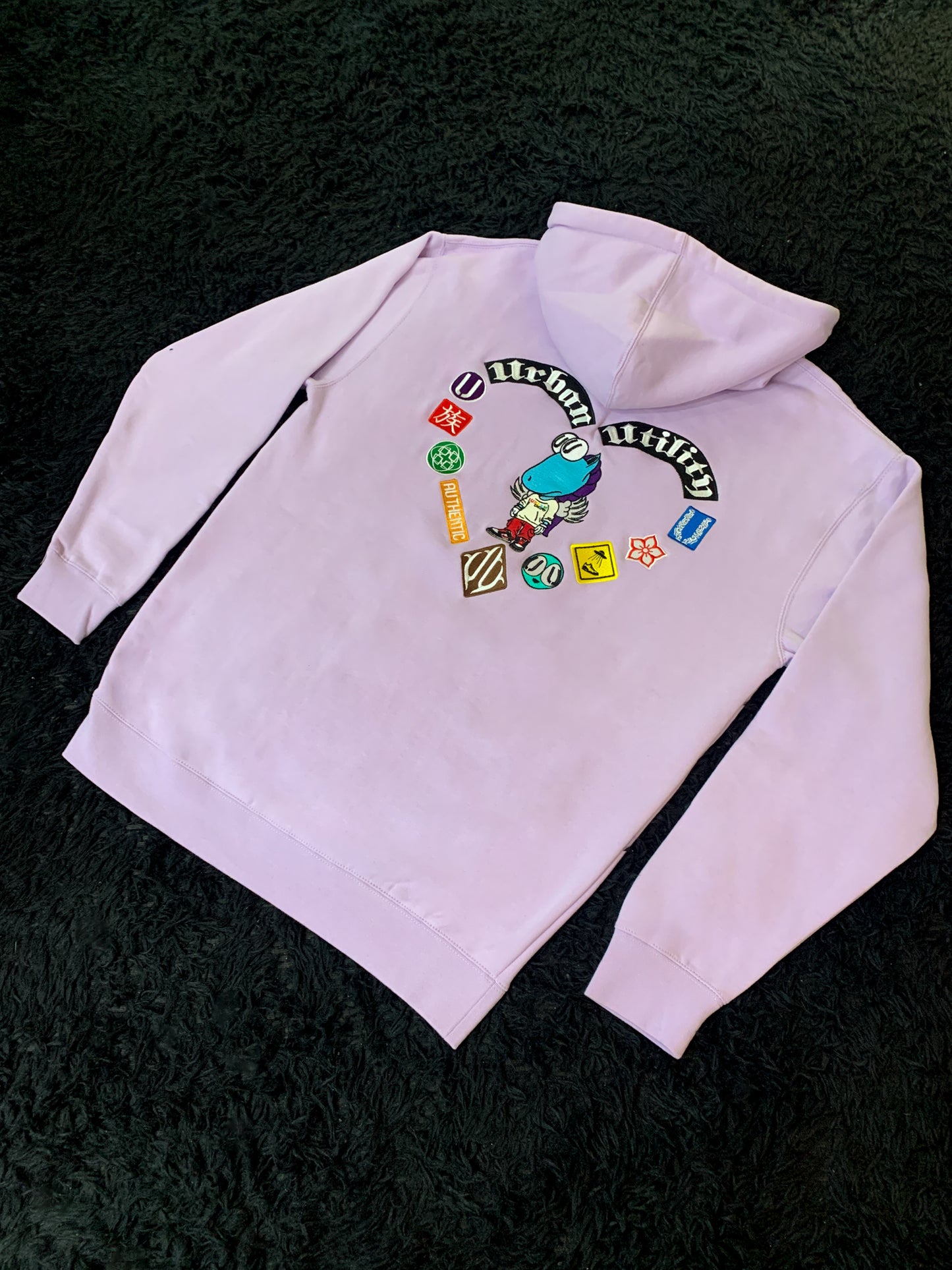 Urban Utility Urbylove Lilac Hoodie