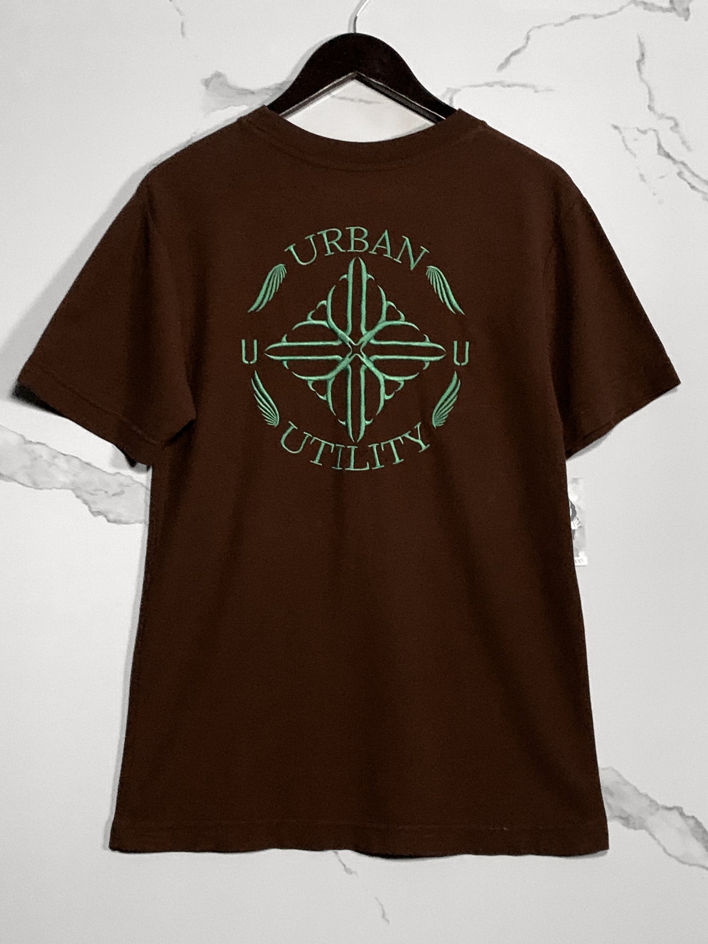 Urban Utility Root Shield Brown Jade T-Shirt