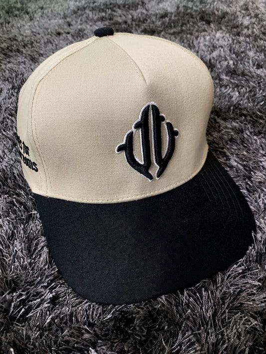 Big Roots Beige Black White Cap