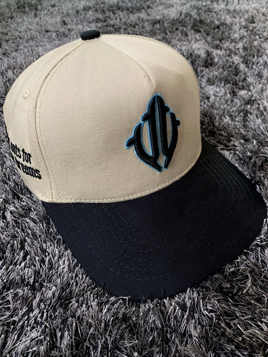 Roots of Dreams Beige Baby Blue Cap