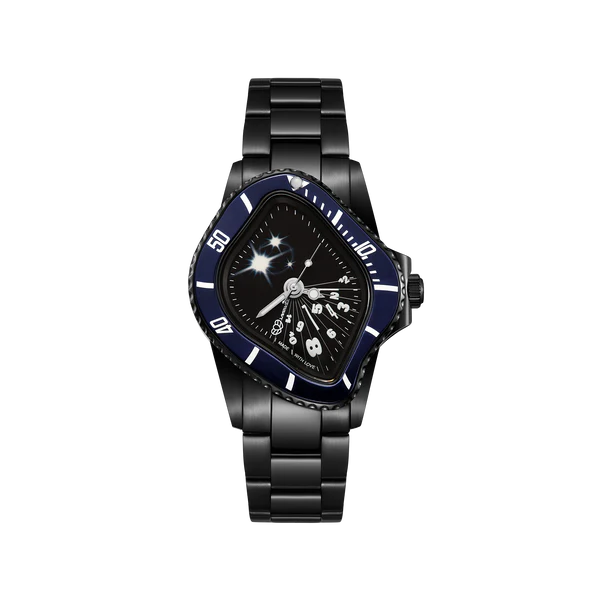 Laarvee Black Bezel & Black Dial Watch